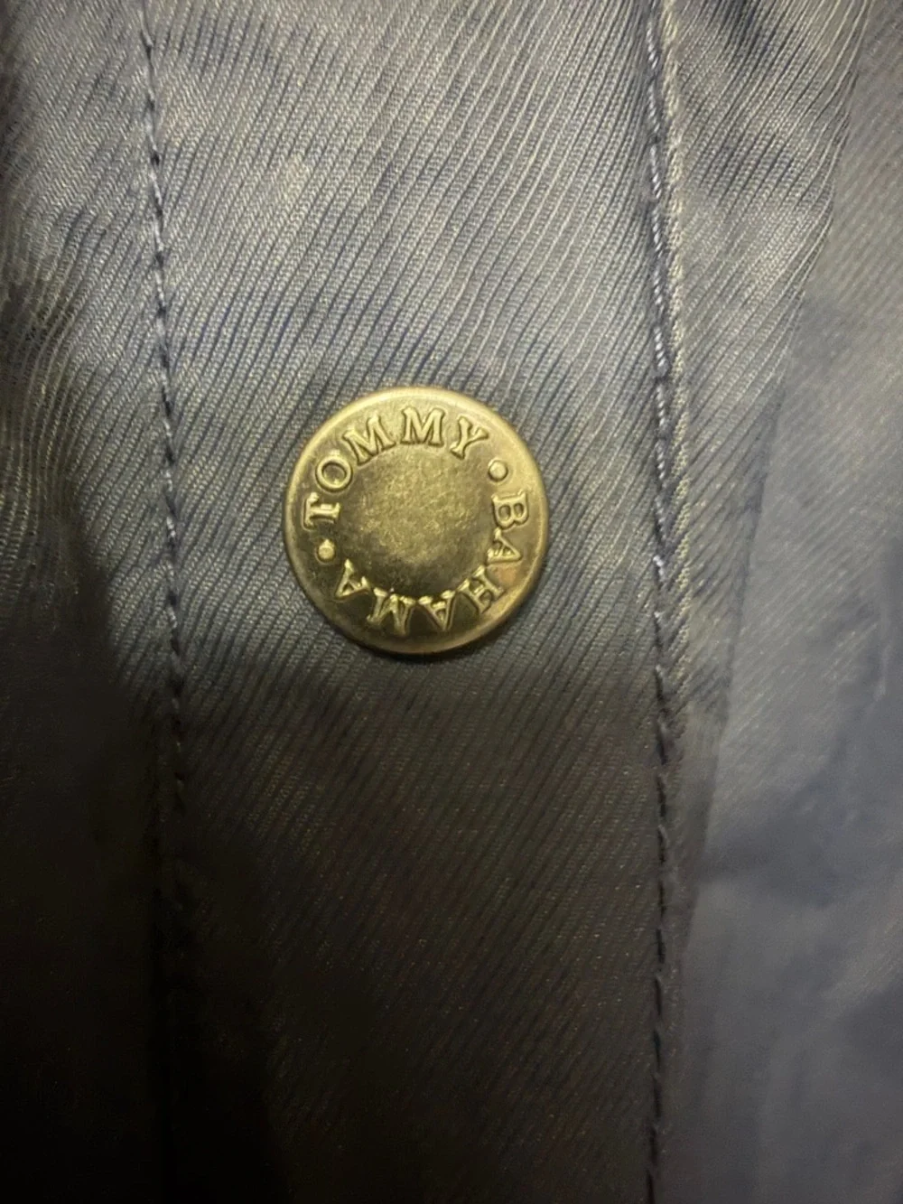 Tommy Bahama navy blue rain/trench coat - size S - Picture 9 of 9